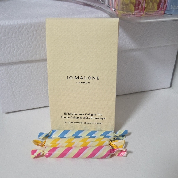 Jo Malone Summer Cologne Trio with Pastel Accents - Picture 1 of 3